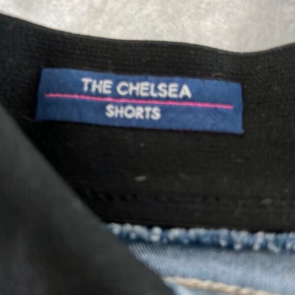 Vigoss The Chelsea Shorts Girls 6 Blue Denim Jeans Shorts Rainbow Unicorn - Picture 4 of 9